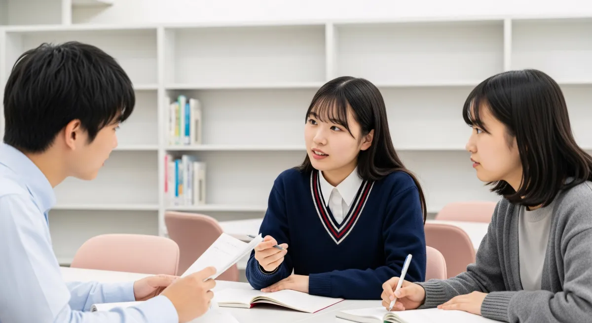 Grupo de autores trocando ideias